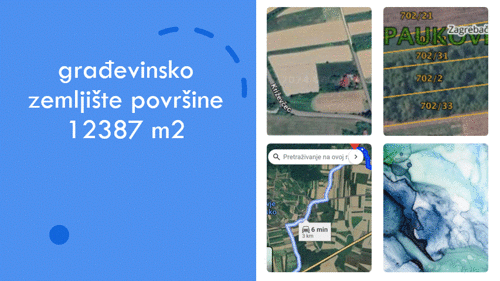Građevinsko zemljište idealno za skladišni prostor 3km od Sv.Helene