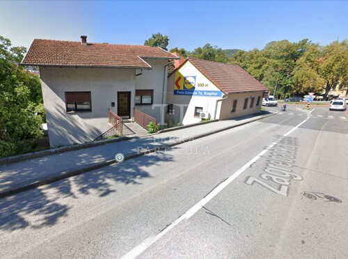 Krapina, strogi centar, zemljište s dvije kuće