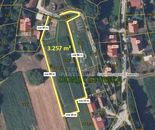 Donja Stubica, zemljište od 3.257 m