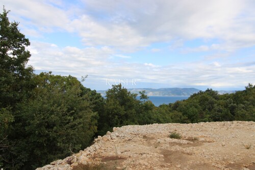 Istra, Rabac - zemljište s impresivnim pogledom, 1.015 m2