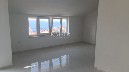 Crikvenica - stan u novogradnji sa prekrasnim pogledom na mo