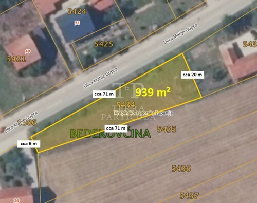 Bedekovčina, gradilište od 939 m²