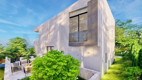Njivice, nova dizajnerski projektirana i moderno građena vil