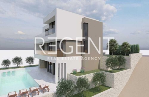 Makarska, Brela - Luksuzna vila s pogledom na more 380 m2