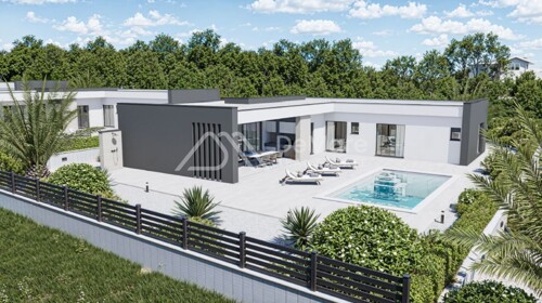 ZADAR-SMOKOVIĆ-NOVO! Prekrasna, moderna LUX VILLA s bazenom i saunom!