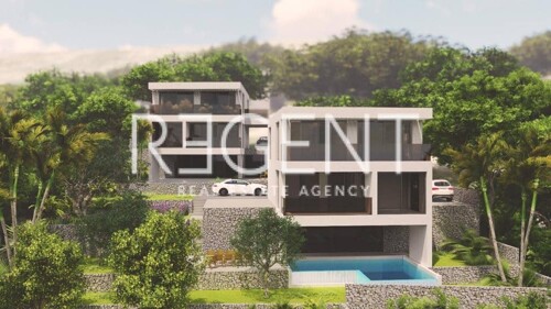 Omiš, Lokva Rogoznica - Moderna vila u izgradnji s pogledom na more 277 m2