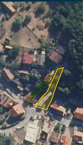 Gračani: građ. zemljište, izgrađenost 180m2