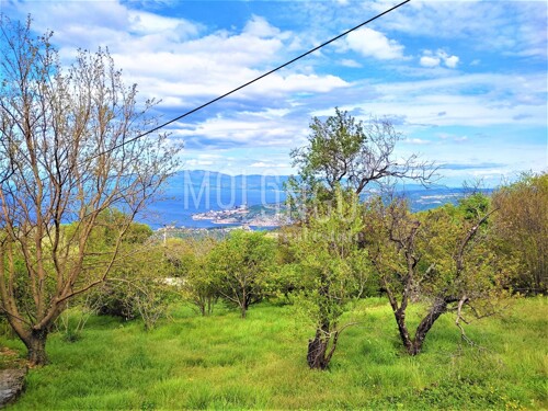 HRELJIN, građevinsko zemljište s panoramskim pogledom na mor