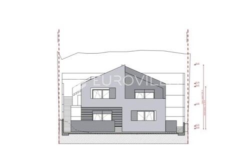 Brač, Postira, zemljište površine 486 m2 s građevinskom dozvolom