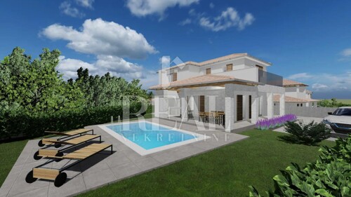 ISTRA – Svetvinčenat, vila 155 m2, terasa sa ljetnom kuhinjo