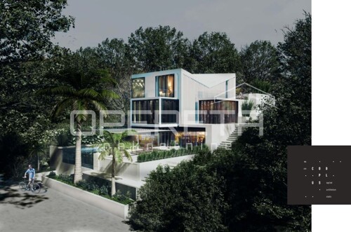 Građevinsko zemljište 340 m2 sa pogledom na more, Tri Porte, Korčula