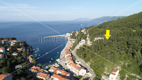 Građevinsko zemljište s pogledom na more, 420 m2, Prigradica