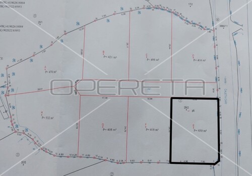 Građevinsko zemljište, 450 m2, Vrulje -Bilice