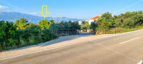 Zemljište, Supetar otok Brač, pogled na more i idejni projekt za 4 luksuzne...
