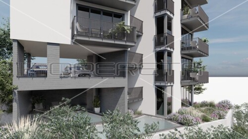 Novi stan S2 s pogledom na more, 63,27 m2, u Primoštenu
