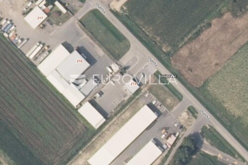 Osijek, Josipovac, građevinsko zemljište 5971 m2 u ind. zoni