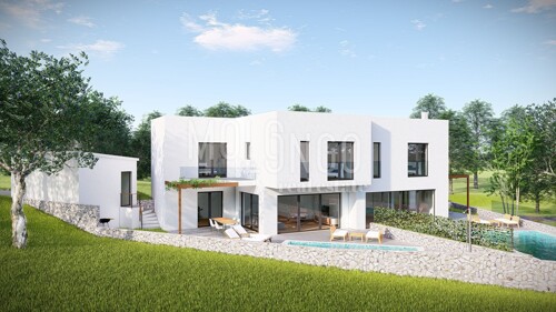 CRIKVENICA, građevinsko zemljište 678 m2 s dozvolom