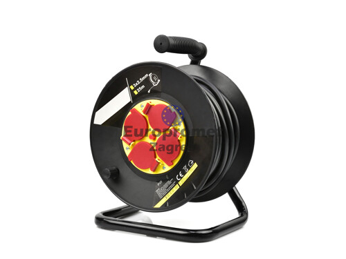 Kabelska motalica 25m 3×2,5mm² Produžni kabel
