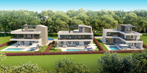 Nova vila u izgradnji sa pogledom na more, 265 m2
