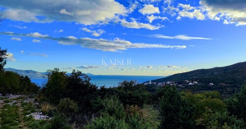 Mošćenička Draga - građevinsko zemljište s prekrasnim pogled