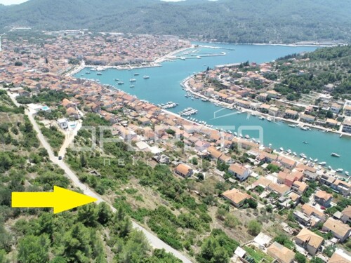 Građevinsko zemljište, neometan pogled na more i uvalu, mir i privatnost, 5...