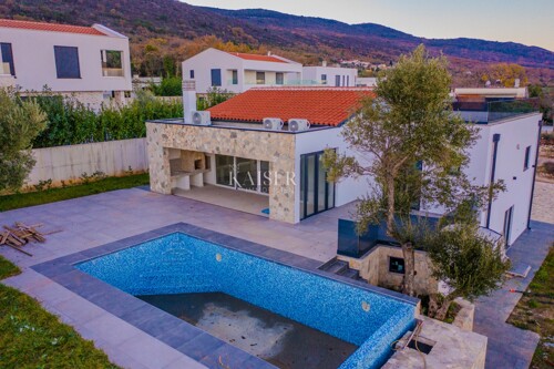 Istra, Rabac - prilika, vila s panoramskim pogledom na more,
