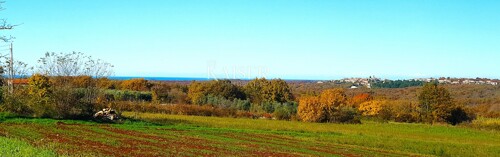 Istra - Lovreč, dva građevinska zemljišta pogled more