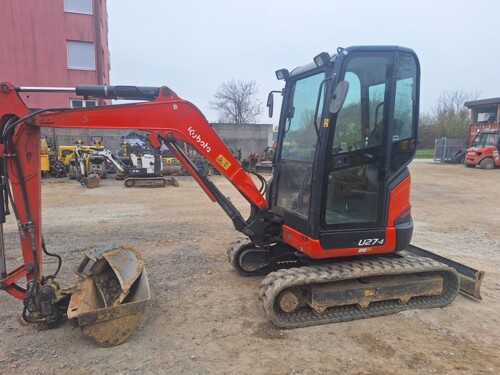 Mini bager Kubota U27-4 Godina 2016 Radni sati 2116