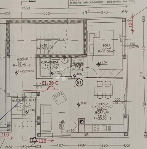 Novogradnja Valdebek-prizemlje s vrtom 47m2