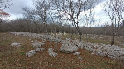 Otok Krk, Krk- Poljoprivredno zemljište 1130 m2 s prilazom