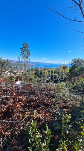 OPATIJA, zemljište s panoramskim pogledom u zaleđu Opatije