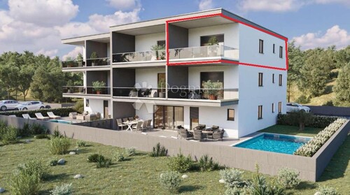 NOVIGRAD, STAN POGLED NA MORE, 2 SPAVAĆE SOBE