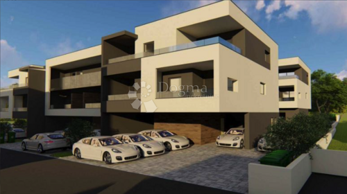 Prodaja stana u Puli, novogradnja, 60 m², 2SS+DB, prvi kat s