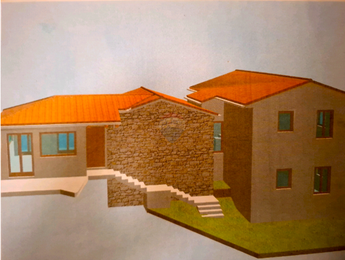 Istra,Rovinj-Rovinjsko Selo,započeta gradnja,kuća 180m2+3000