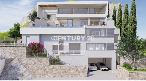 VILLA S PREKRASNIM POGLEDOM U IZGRADNJI , TROGIR-SEGET