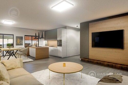 Moderan apartman s panoramskim pogledom u novogradnji u Vrbn