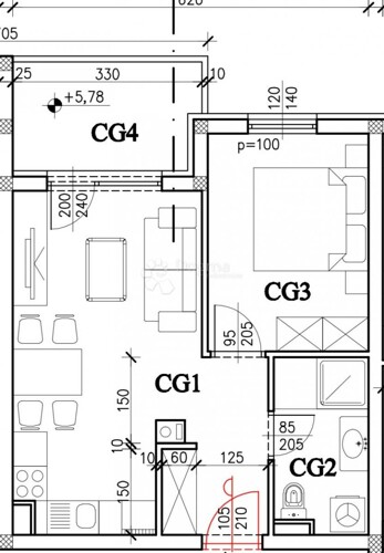 Novogradnja na odličnoj obiteljskoj lokaciji (Stan CG) - 2.K