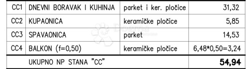 Novogradnja na odličnoj obiteljskoj lokaciji (Stan CC) - 2.K