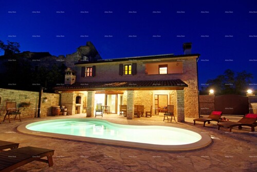 Kuća Predivna istarska kamena villa, blizina Barbana.