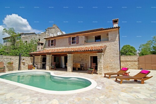 Kuća Predivna istarska kamena villa, blizina Barbana.