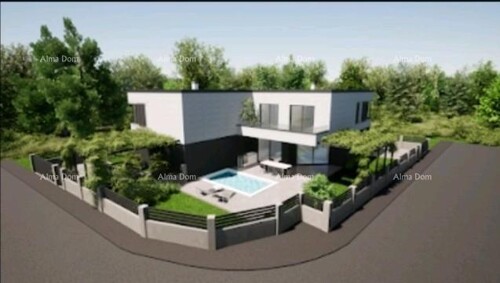 Kuća Ližnjan, duplex kuća sa bazenom 120m2.