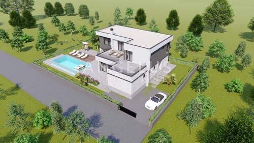 Istra, Marčana - Moderna kuća s bazenom 186 m2