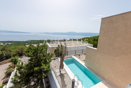 Kvarner, Kostrena - novogradnja, moderna kuća s bazenom