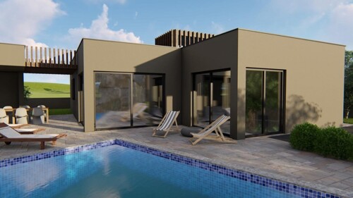 Villa sa bazenom i pomoćnim objektom, Pula, Istra