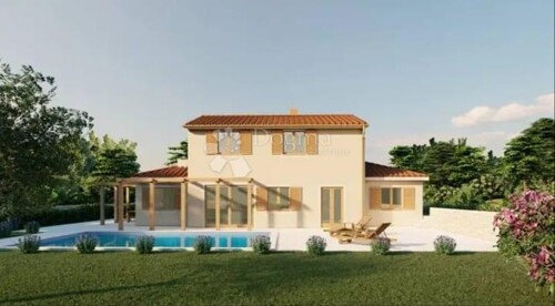 POREČ (okolica) - Moderna kuća sa bazenom u izgradnji