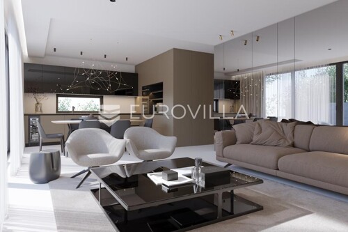 Krk, luksuzan stan s pogledom na more, NKP 93 m2 NOVOGRADNJA