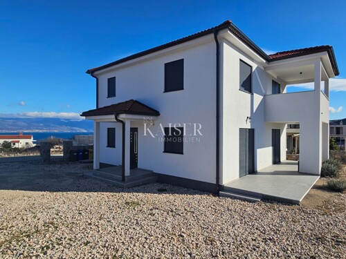 Krk, Vrbnik - samostojeća kuća 152m2, pogled more