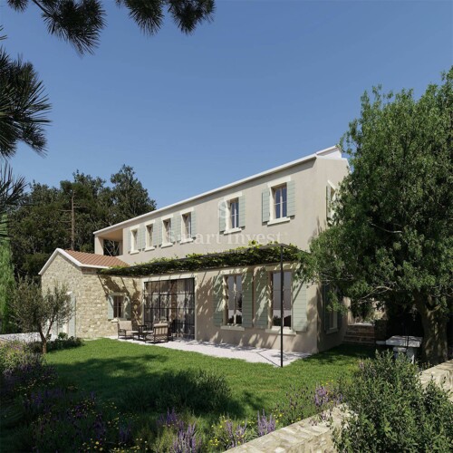 NOVA VAS, moderno tradicionalna istarska villa s pogledom na