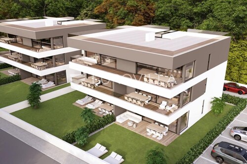 Istra, Poreč - novogradnja, prostrani penthouse sa krovnom terasom, odlična...