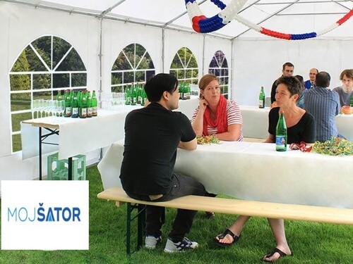 Šator za zabave PVC 5x6 m
